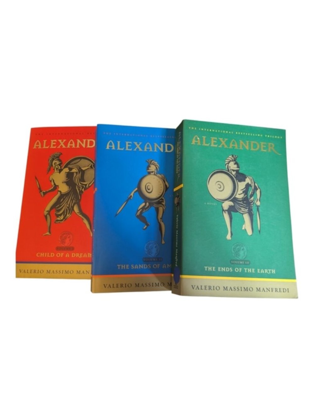 "Alexander" Historical Fiction Trilogy by Massimo Manfredi